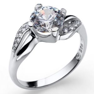 Oliver Weber 925ag RH CZ CRY M Ring